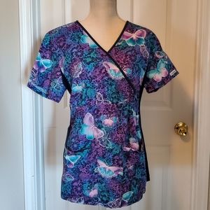 Cherokee Women's Scrub Top SZ Med